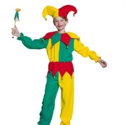 Nar Rood / Groen / Geel (broek / Top / Hoed)