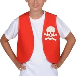 Vest Piraat Rood