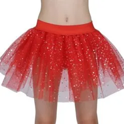 Petticoat Pailletten Rood