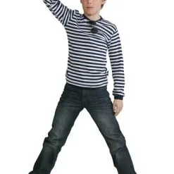 Gestreept Shirt Blauw/wit