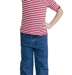 Gestreept Shirt Rood/wit