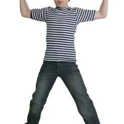 Gestreept Shirt Blauw/wit