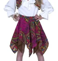 Zigeunerin Djanella ( Jurk,ceintuur,hoofdband)