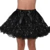 Petticoat Zwart Glamour