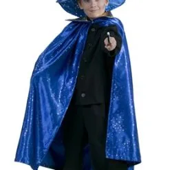 Cape Tovenaar Blauw/goud (satijn)