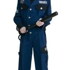 Politieman Voor Kinderen (2dlg) Jas,broek