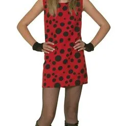 Jurk Lieveheersbeestje(texturé)