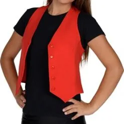 Vest Dame Rood