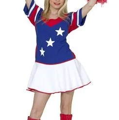 Cheerleader Rood / Wit / Blauw
