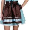 Dirndl Gabi Turkoois / Bruin