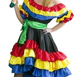 Jurk Brazilië (2-dlg) Jurk,ceintuur