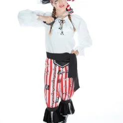 Piratenblouse Wit (blouse,sjerp) Katoen