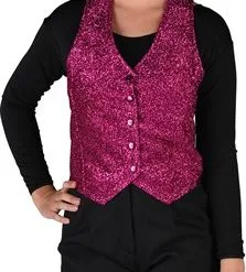 Vest Lurex Pink