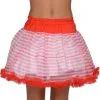 Petticoat Strepen Rood/wit