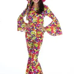 Flower Power (broek,blouse,hoofdband)