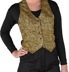 Vest Lurex Goud