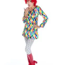 Clowns Jurk Ruitjes