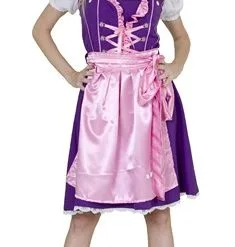 Dirndl Kirsten Oktoberfeest (jurk,schort)(blouse Zit Vast Aan Jurk)