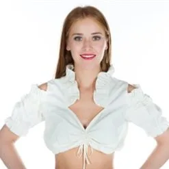 Dirndl Blouse Ecru Katoen