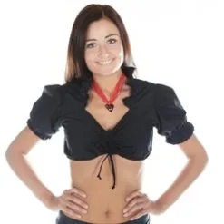 Dirndl Blouse Zwart