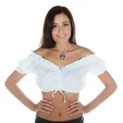 Dirndl Blouse Wit