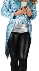 Slipjas Glamour Licht Turkoois