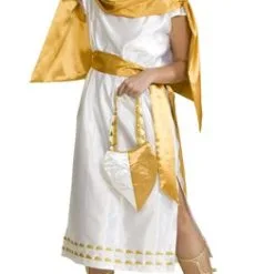 Romeinse (satijn) (jurk Met Schoudersjerp, Ceintuur)