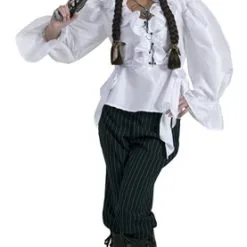 Piratenblouse Wit