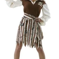 Piratin Bruin/ecru 3-dlg