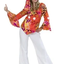 Disco-Blouse Wave (2-dlg) Blouse/hoofdband