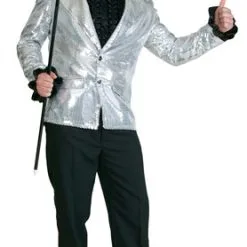 Pailletten-kolbert De Luxe Zilver