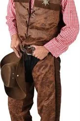 Cowboy Vest De Luxe Bruin