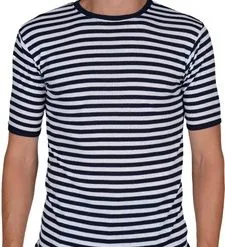 Gestreept Shirt Blauw/wit