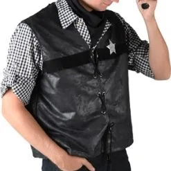 Cowboy Vest Zwart