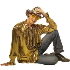 Showblouse Donkergoud