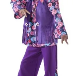 Flower-kostuum Peace4dlg (blouse, Broek, Vest, Stirnb)