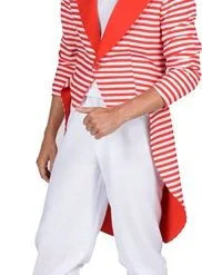 Slipjas Strepen Rood/wit