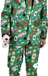 Kostuum Casino 3-delig (broek, Jas, Das)