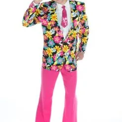 Jas Flower Power Zwart