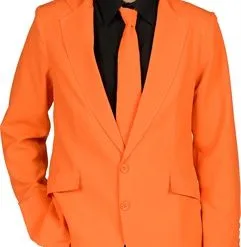 Jas Oranje Slim Fit