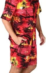 Hawaii Hemd Rood