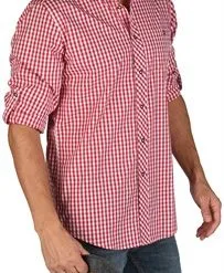 Tirolerhemd Rood/wit