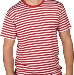 Gestreept Shirt Rood/wit
