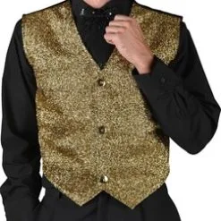 Vest Lurex Goud