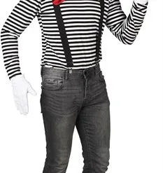 Gestreept Shirt Zwart/wit